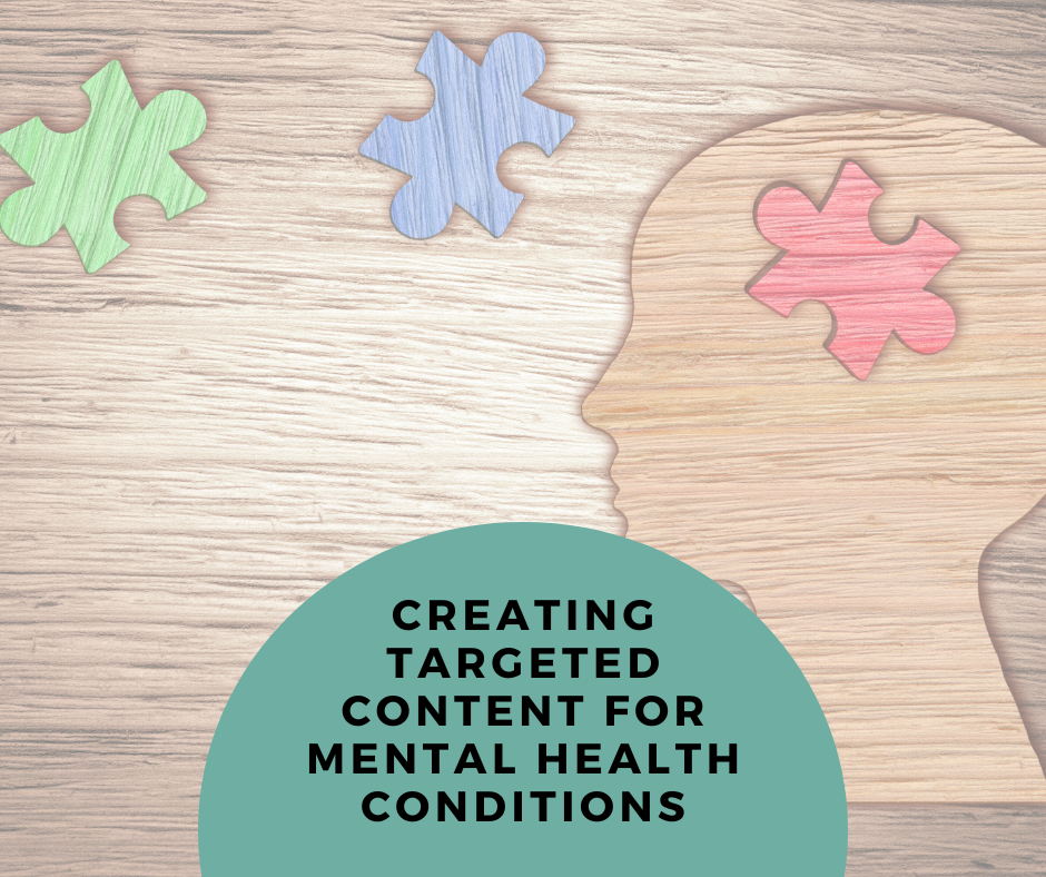 creating targeted blog content for mental health conditions