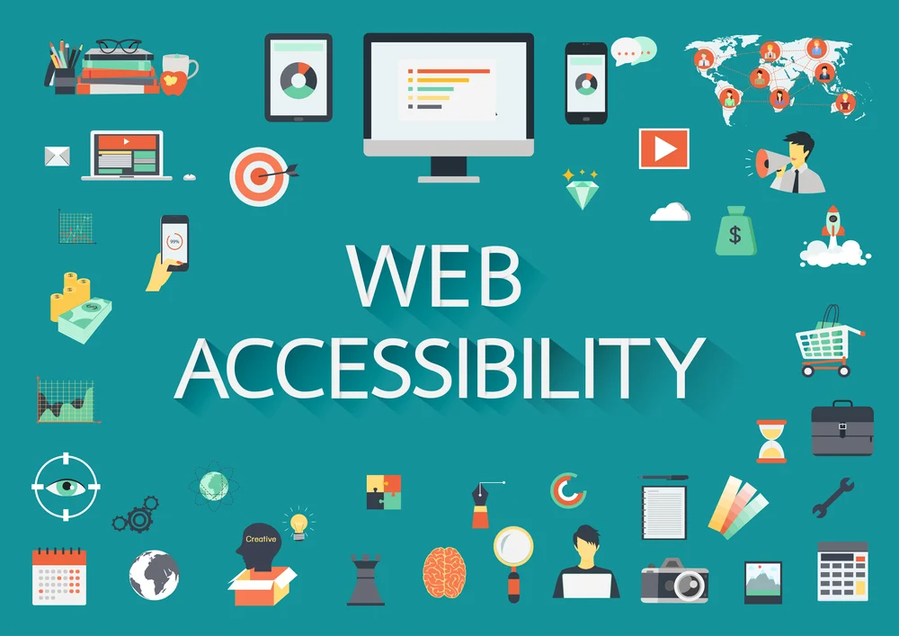 an image of words accessible marketing for the web